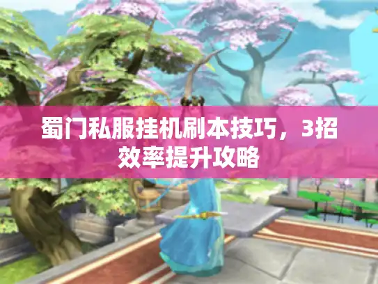 蜀门私服挂机刷本技巧，3招效率提升攻略