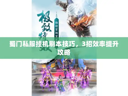 蜀门私服挂机刷本技巧，3招效率提升攻略