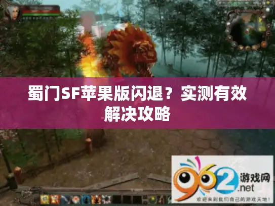 蜀门SF苹果版闪退？实测有效解决攻略