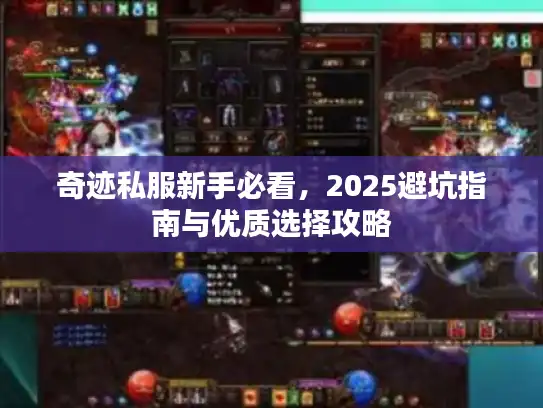 奇迹私服新手必看，2025避坑指南与优质选择攻略