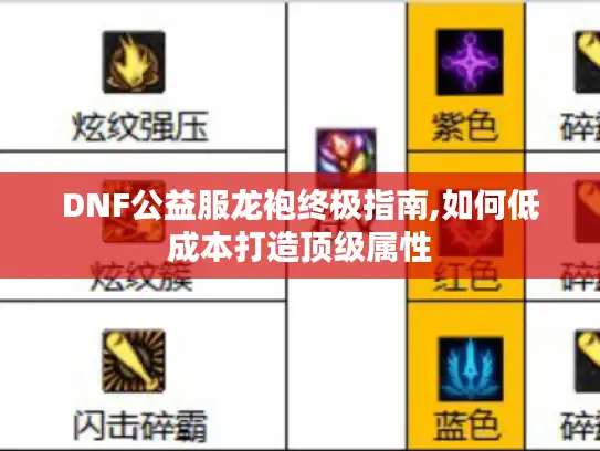 DNF公益服龙袍终极指南,如何低成本打造顶级属性