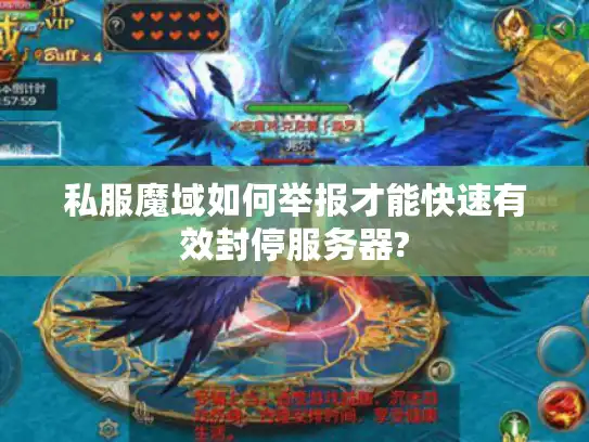 私服魔域如何举报才能快速有效封停服务器? 私服魔域如何举报才能快速有效封停服务器?