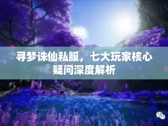 寻梦诛仙私服，七大玩家核心疑问深度解析