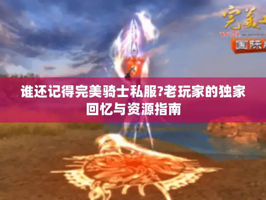 谁还记得完美骑士私服?老玩家的独家回忆与资源指南 谁还记得完美骑士私服?老玩家的独家回忆与资源指南