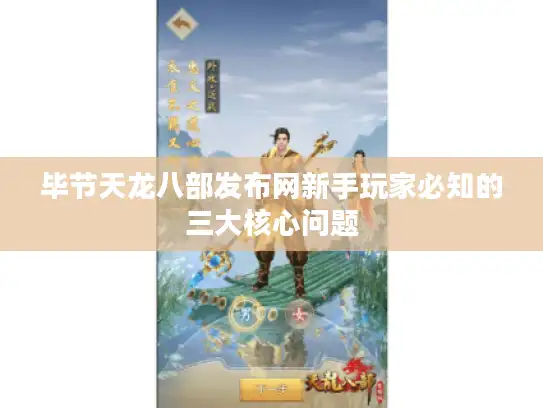 毕节天龙八部发布网新手玩家必知的三大核心问题