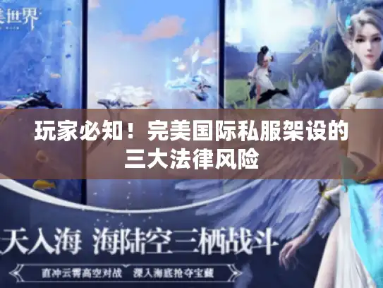 玩家必知!完美国际私服架设的三大法律风险 玩家必知!完美国际私服架设的三大法律风险