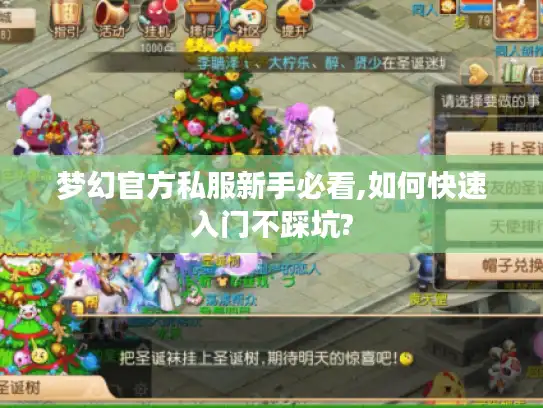 梦幻官方私服新手必看,如何快速入门不踩坑?