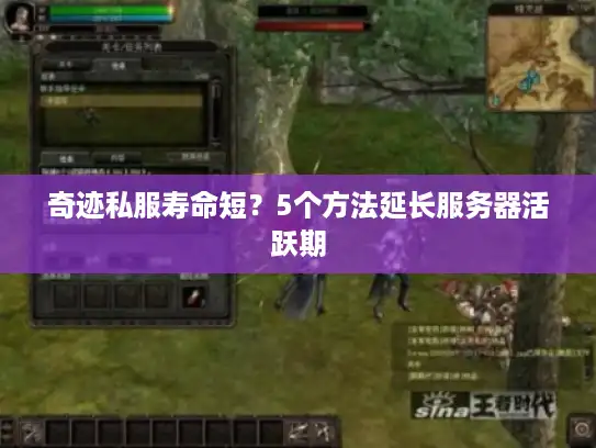 奇迹私服寿命短？5个方法延长服务器活跃期
