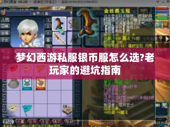 梦幻西游私服银币服怎么选?老玩家的避坑指南