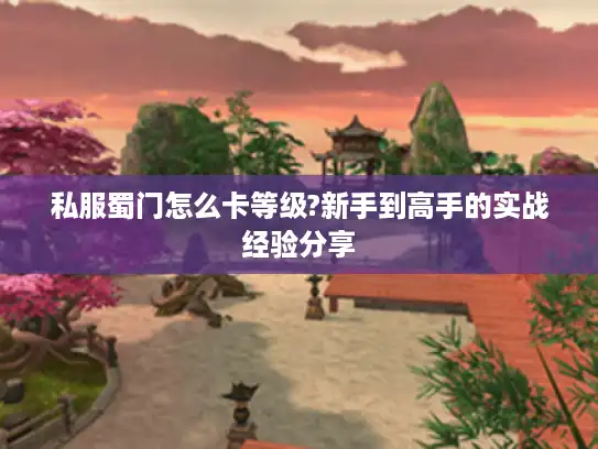 私服蜀门怎么卡等级?新手到高手的实战经验分享