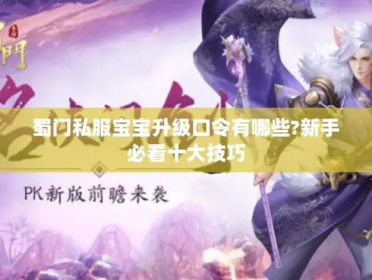 蜀门私服宝宝升级口令有哪些?新手必看十大技巧