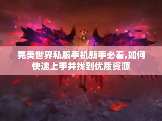 完美世界私服手机新手必看,如何快速上手并找到优质资源 完美世界私服手机新手必看,如何快速上手并找到优质资源