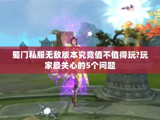 蜀门私服无敌版本究竟值不值得玩?玩家最关心的5个问题