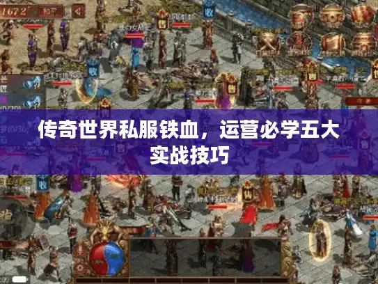 传奇世界私服铁血，运营必学五大实战技巧