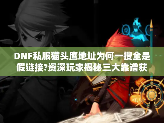 DNF私服猫头鹰地址为何一搜全是假链接?资深玩家揭秘三大靠谱获取渠道