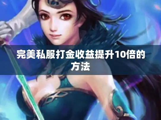 完美私服打金收益提升10倍的方法