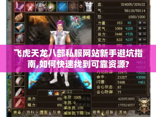 飞虎天龙八部私服网站新手避坑指南,如何快速找到可靠资源?