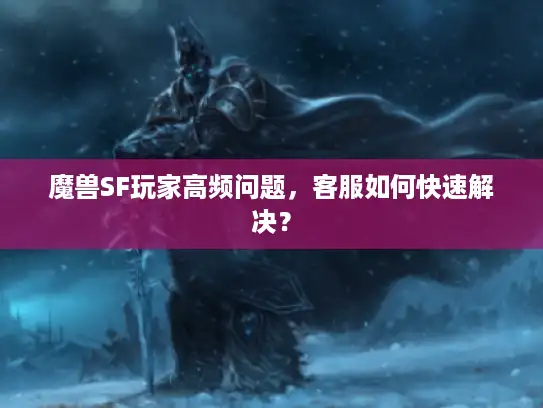 魔兽SF玩家高频问题，客服如何快速解决？
