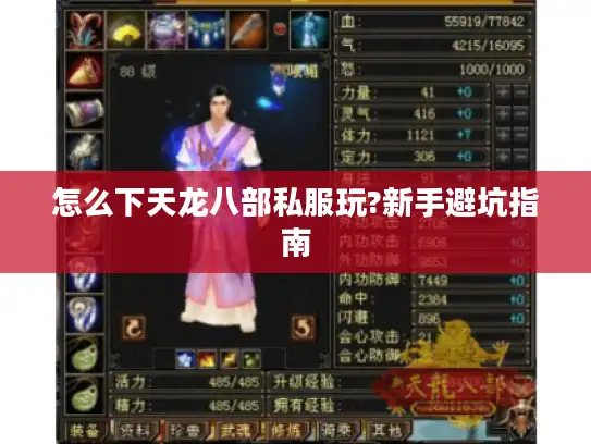 怎么下天龙八部私服玩?新手避坑指南