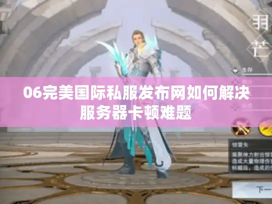 06完美国际私服发布网如何解决服务器卡顿难题
