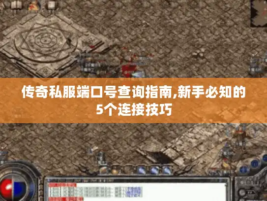 传奇私服端口号查询指南,新手必知的5个连接技巧