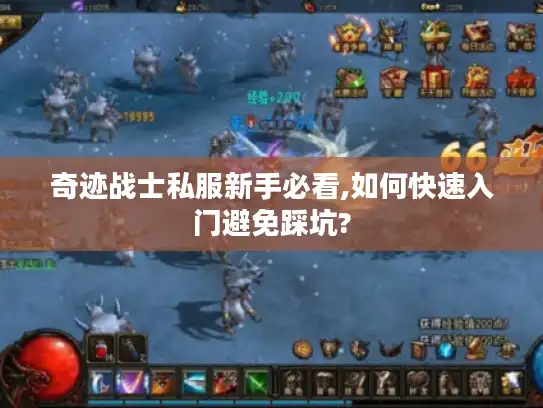 奇迹战士私服新手必看,如何快速入门避免踩坑?