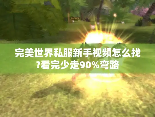 完美世界私服新手视频怎么找?看完少走90%弯路