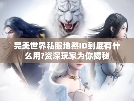 完美世界私服地煞ID到底有什么用?资深玩家为你揭秘
