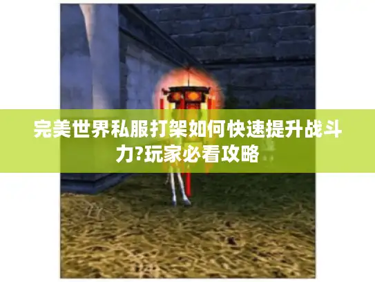 完美世界私服打架如何快速提升战斗力?玩家必看攻略