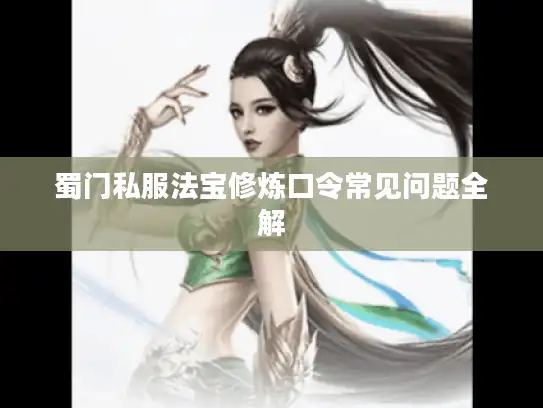 蜀门私服法宝修炼口令常见问题全解