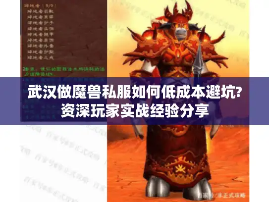 武汉做魔兽私服如何低成本避坑?资深玩家实战经验分享