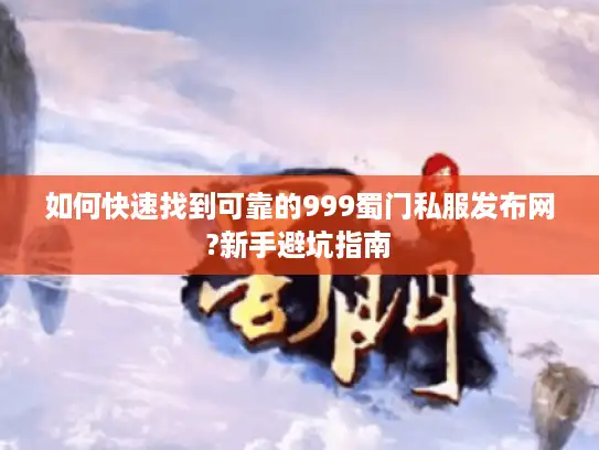 如何快速找到可靠的999蜀门私服发布网?新手避坑指南