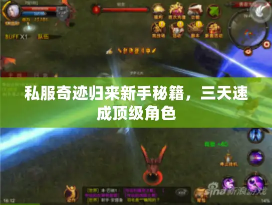 私服奇迹归来新手秘籍，三天速成顶级角色