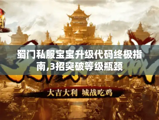 蜀门私服宝宝升级代码终极指南,3招突破等级瓶颈