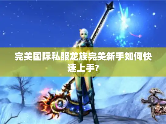 完美国际私服龙族完美新手如何快速上手?
