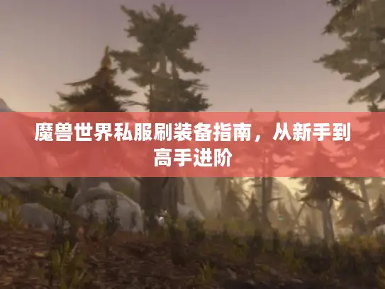 魔兽世界私服刷装备指南，从新手到高手进阶