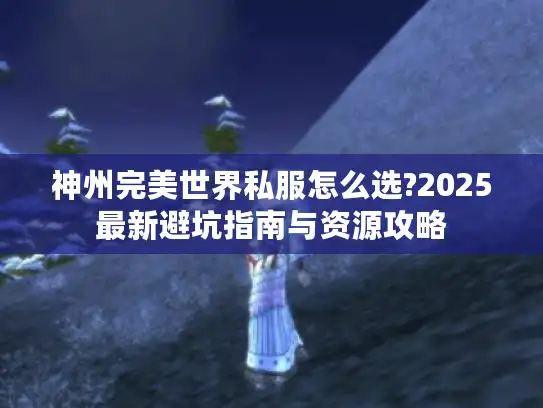 神州完美世界私服怎么选?2025最新避坑指南与资源攻略