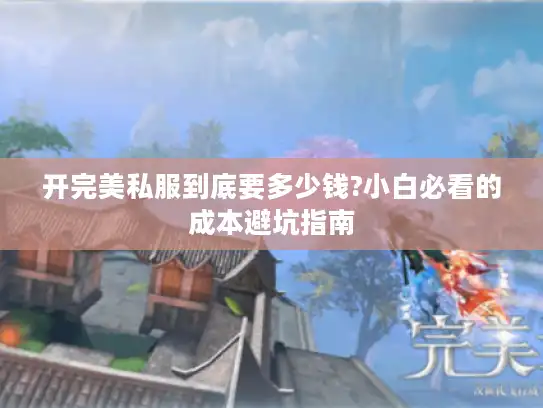 开完美私服到底要多少钱?小白必看的成本避坑指南
