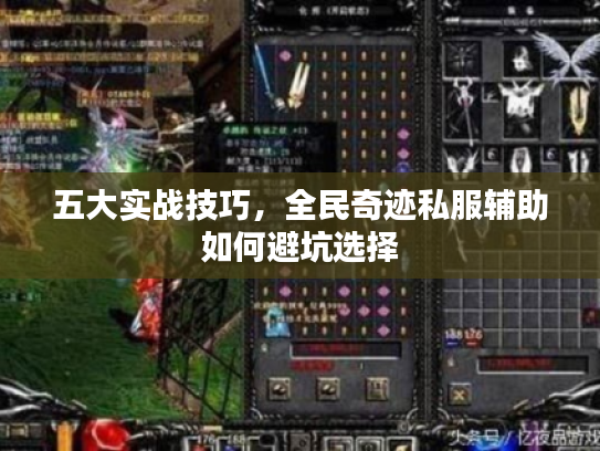 五大实战技巧，全民奇迹私服辅助如何避坑选择
