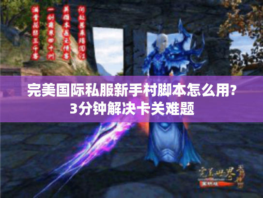 完美国际私服新手村脚本怎么用?3分钟解决卡关难题