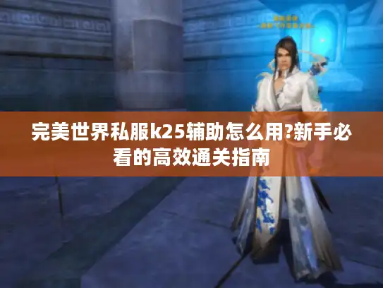 完美世界私服k25辅助怎么用?新手必看的高效通关指南