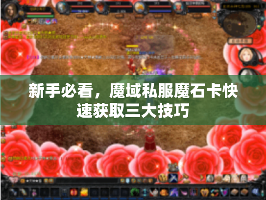 新手必看,魔域私服魔石卡快速获取三大技巧 新手必看,魔域私服魔石卡快速获取三大技巧
