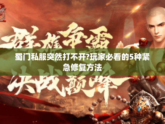 蜀门私服突然打不开?玩家必看的5种紧急修复方法