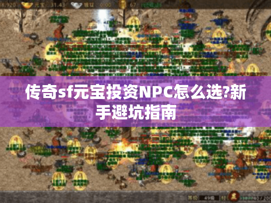 传奇sf元宝投资NPC怎么选?新手避坑指南