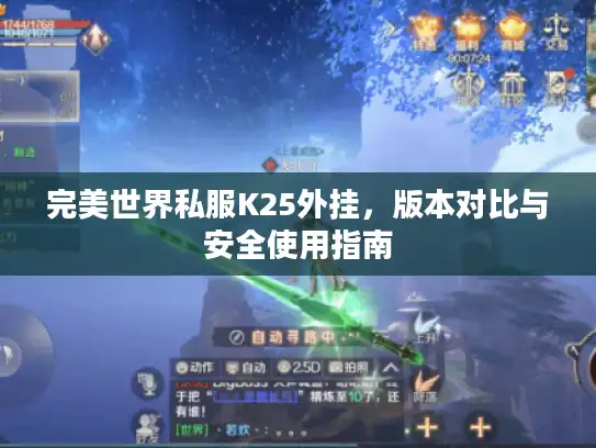 完美世界私服K25外挂,版本对比与安全使用指南 完美世界私服K25外挂,版本对比与安全使用指南