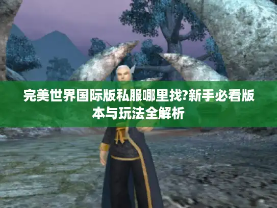 完美世界国际版私服哪里找?新手必看版本与玩法全解析