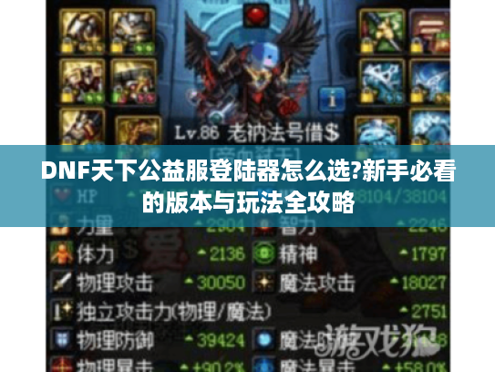 DNF天下公益服登陆器怎么选?新手必看的版本与玩法全攻略