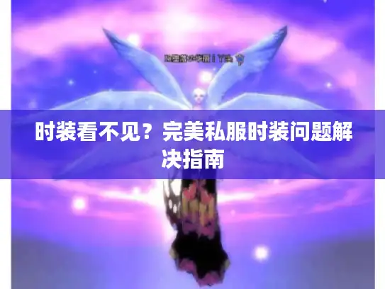 时装看不见？完美私服时装问题解决指南