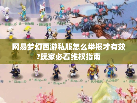 网易梦幻西游私服怎么举报才有效?玩家必看维权指南 网易梦幻西游私服怎么举报才有效?玩家必看维权指南