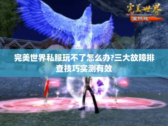 完美世界私服玩不了怎么办?三大故障排查技巧实测有效